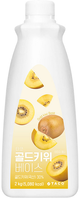 타코 골드키위 베이스 2kg 에이드 스무디, 1개