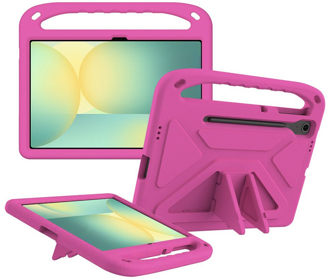 스냅케이스 갤럭시탭 S10 FE 플러스 케이스 슈퍼윙 에바폼, 핑크, 1개