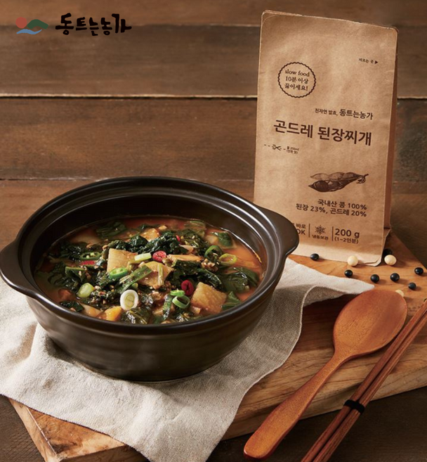 [동트는농가 공식판매처] 곤드레된장찌개 200g (1~2인분), 1개