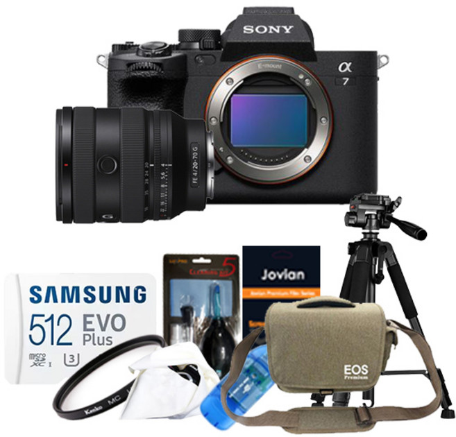소니 A7 IV+20-70mm F4 G+메모리포함 8종 악세사리 패키지/컬스, 512G