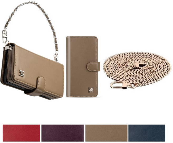 갤럭시 X커버5 엑스커버5 케이스 SM-G525N 가죽 뉴랑떼즈 (슈페라이치) (지퍼) (손목 스트랩 줄 + 메탈 (올체인) 목걸이) 세트 카드 지폐 수납 포켓 지갑