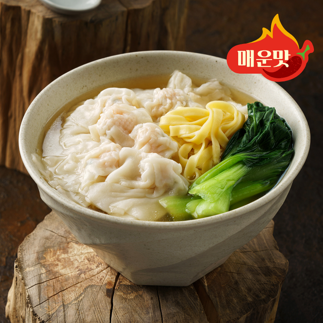 <부산완당> 새우완탕면 매운맛 2인분 밀키트, 1개, 274g