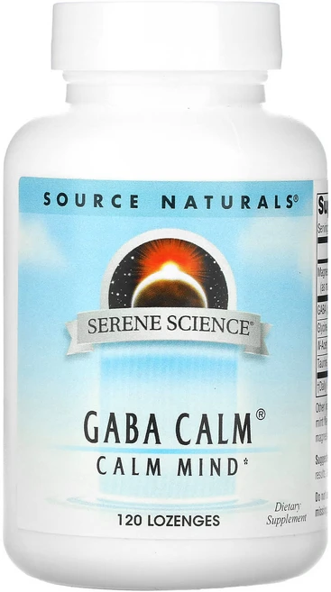 Source Naturals Serene Science® GABA Calm® 사탕 정제 120정, SourceNaturalsSereneScienceGAB, 1개 - 쿠팡