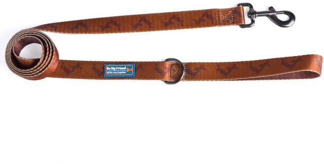 비마이프렌드 댕댕고 올치 리드줄 카멜 브라운 S, 1개