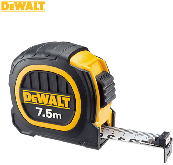 [디월트] DWHT36338L / 듀오 줄자 자켓 7.5m x 25mm, 1개