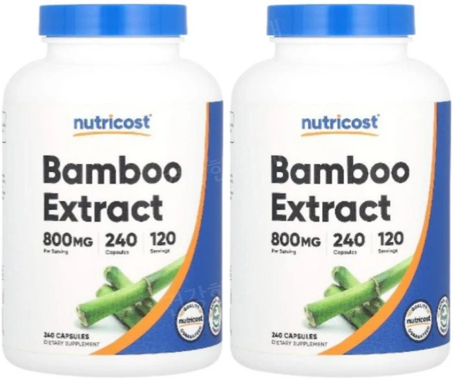 뉴트리코스트 대나무 추출물 800mg, 240정, 2개 - 쿠팡