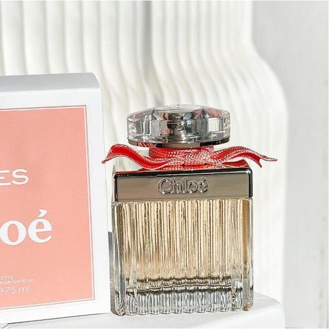 끌로에 로즈 드 우먼 오 드 뚜왈렛 로즈향 +쇼퍼 백, 1개, 75ml