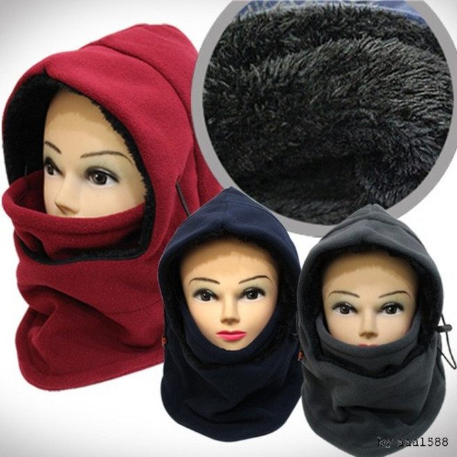 기모 후드 넥워머 후드워머 겨울워머 방한용마스크, 기모후드 넥워머-차콜