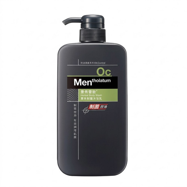 曼秀雷敦 男士草本制菌沐浴乳 控油清爽, 1個, 650ml
