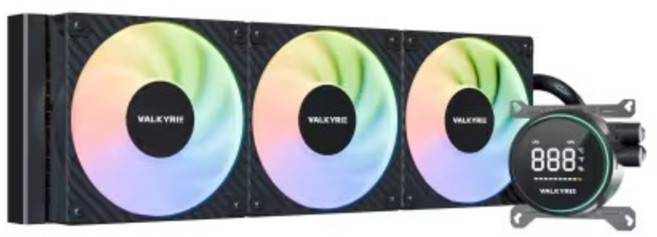 발키리 GLA-360 DIGITAL ARGB 블랙 3열 수냉쿨러