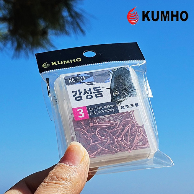 금호조침 KE-504 덕용 감성돔 핑크, 100개입, 1개