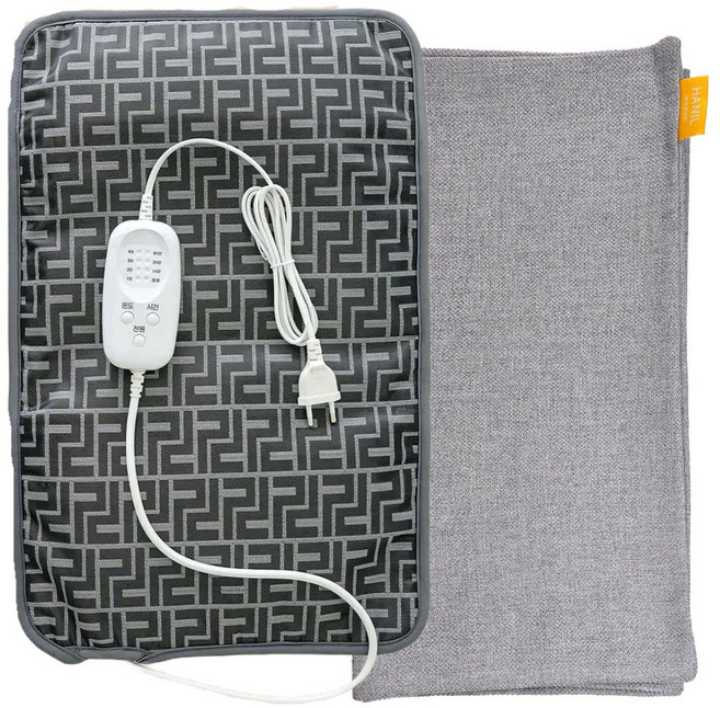오르홈 한일의료기 온돌 찜질기 PRO 건강한 찜질 천연 5중구조 전자파차단 원적외선 탄소원단 16중 실리콘 열선, 그레이, 고급형