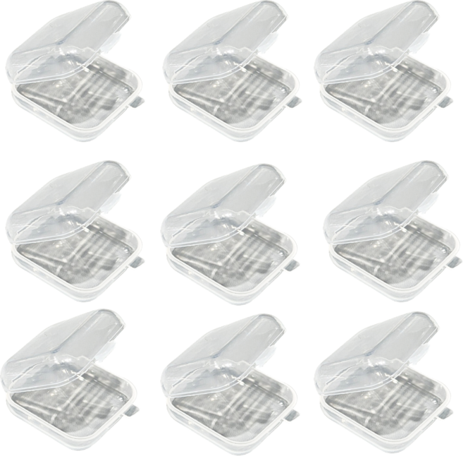 동화다 다용도 미니 보관 케이스, 9개, 투명