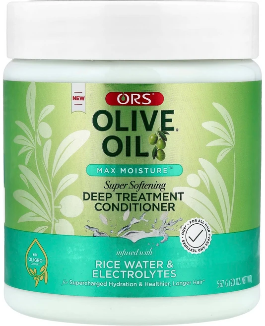 ORS 올리브 오일® 맥스 모이스처™ 슈퍼 소프트닝 딥 트리트먼트 컨디셔너 모든 모발 타입 및 질감용 567g RSO-21017 - 쿠팡