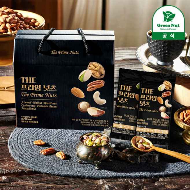 [더프라임넛츠] THE프라임넛츠 견과 80봉, 80개, 21g
