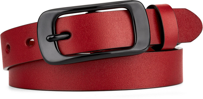 여성 비즈니스 캐주얼 벨트 대형 정품 가죽 벨트