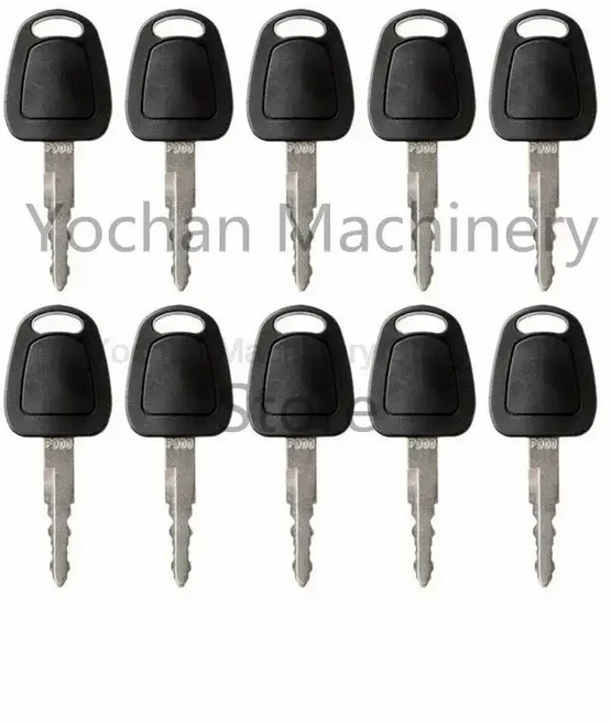 대우 두산 Terex Bobcat 굴삭기 점화 용 10 Pcs F900 키, [02] Old Type Key
