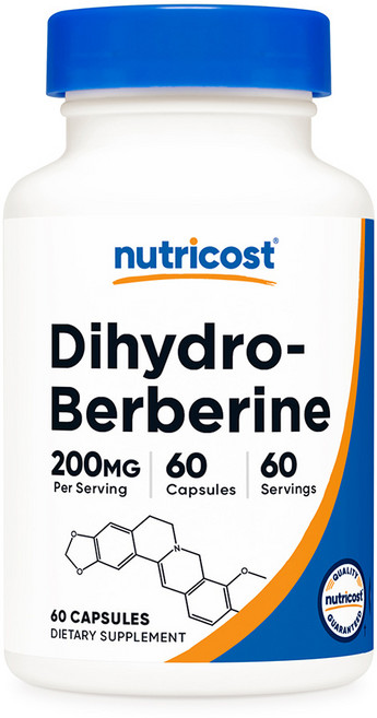 뉴트리코스트 디하이드로 베르베린 200mg Dihydro-berberine 캡슐 60정, 1개