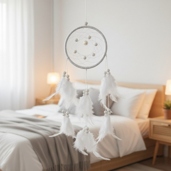 바이템 좋은꿈 행운 드림캐쳐, 화이트