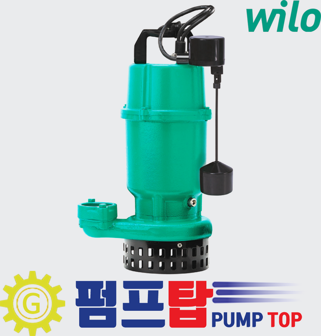 PD-401MLA 윌로펌프 레벨스위치타입 자동 볼류트형 배수용 수중펌프, 1개