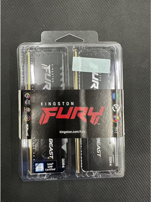 金士頓 KF436C17BB2AK2/16 RGB FURY 3600 8GBx2 雙通道 桌上型記憶體, 1個