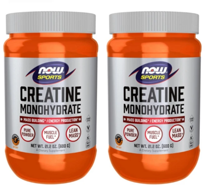 2개 세트 나우푸드 스포츠 크레아틴 모노 하이드레이트 600g 파우더 운동 전후 분말 - 쿠팡