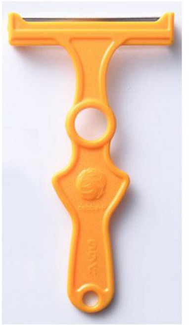 輕巧 人體工學 蔬菜 刨絲刀 削皮器, 1個, 橘色