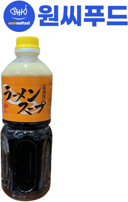 니비시 쇼유라멘 스프 1L 간장맛 일본 소유 라면 육수 액상 소스, 1개