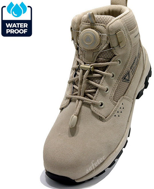 방수 다이얼 6인치 안전화 경량 가벼운 KCS인증 발보호 토캡 쿠션깔창 남자 여성 작업화