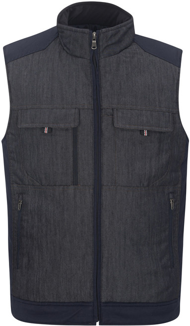 지벤 ZB-V1482 겨울 방한 작업복 근무복 조끼 청 패딩조끼