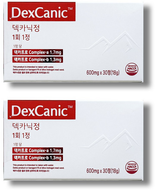 덱카닉정 dexcanic, 2박스, 30정