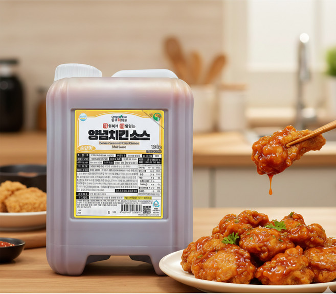청우식품 더진한 양념치킨소스 순한맛 10kg, 1개