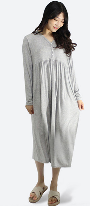 맘라인 소프트 수유원피스 임부복 홈웨어 수유복