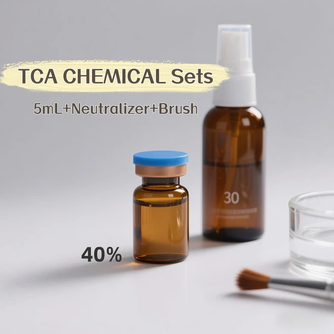 TCA 필 용액 20 70% 5ml + 중화제 | 브러쉬 전문가용 키트, 07 5mL TCA 40