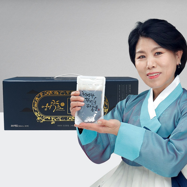 엄지약초 자연산 고농축 흰민들레즙 진액 엑기스, 90ml, 30개