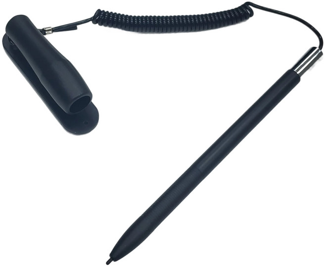 부착형 스프링 1.5mm 초정밀 터치펜, 1개, 블랙