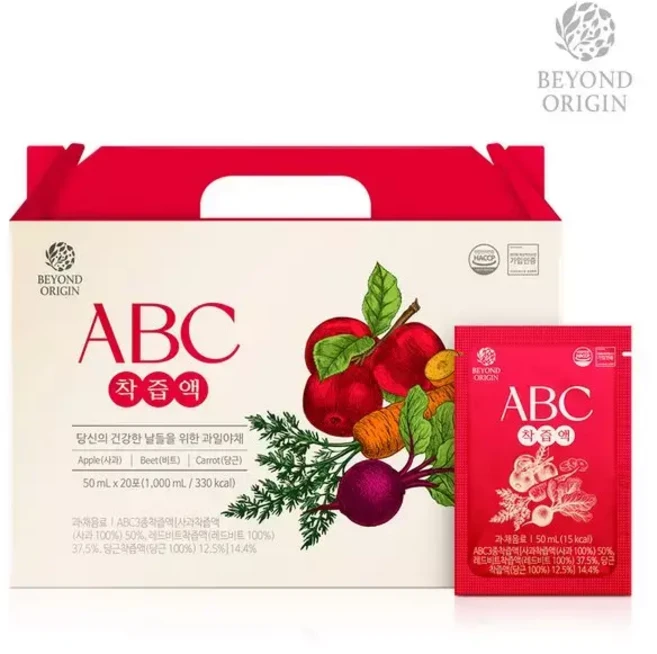 비욘드오리진 ABC 착즙액 50ml 20포, 20개