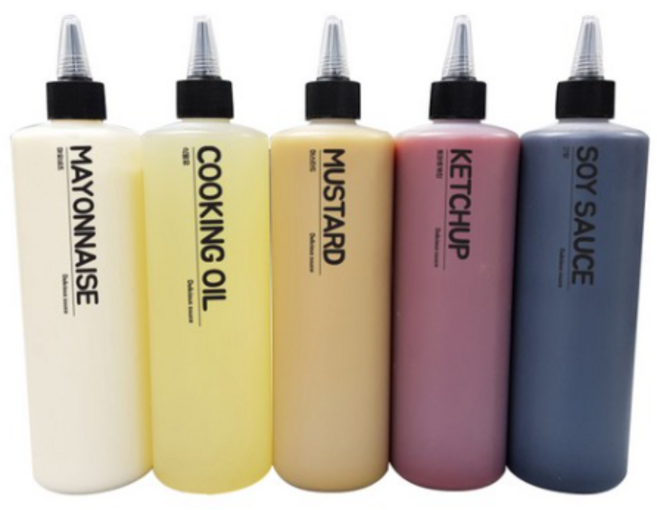 핸드팩토리 러블리 소스통 세트 라지 블랙캡, 3세트