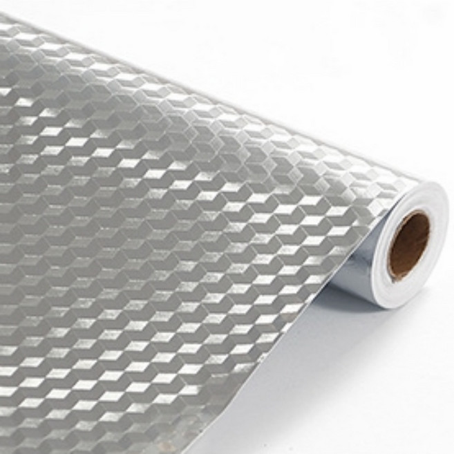 퀴너 접착식 기름때 방지 방수 대용량 주방 알루미늄 시트지, 3개