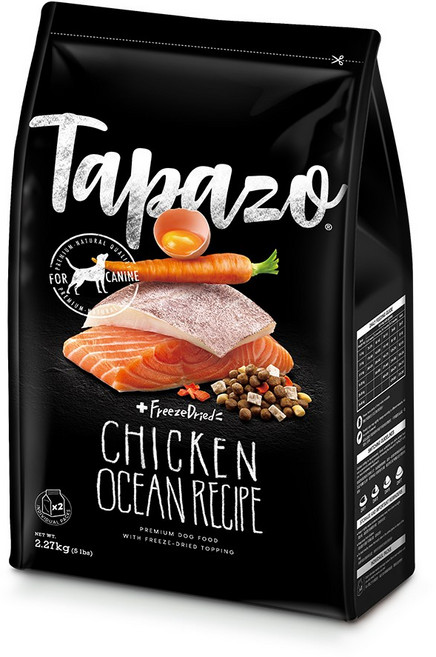 Tapazo 特百滋 凍乾三重奏 成幼犬低敏海魚配方, 6.8kg, 1個, 成幼犬海魚