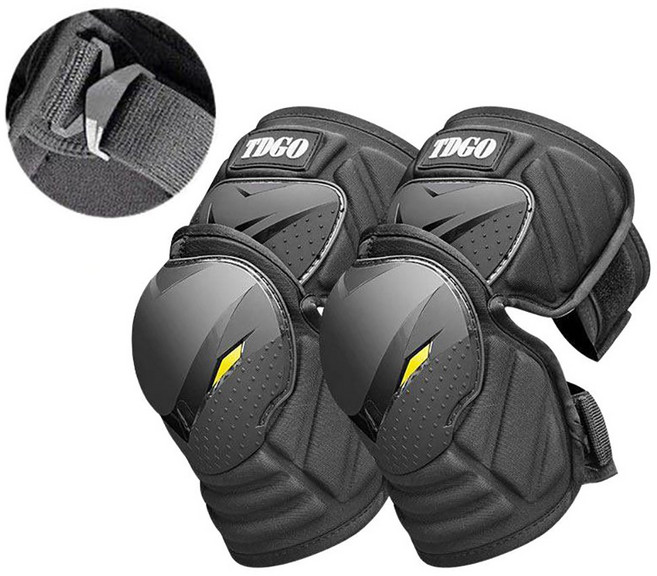 카자리코 오토바이 하체 무릎보호대 바이크 스쿠터 모터사이클 라이더 라이딩 자전거 킥보드 보호장비, 1개, 블랙