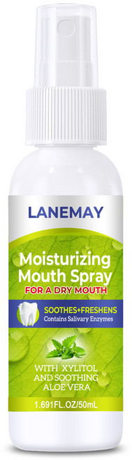 草本口腔清新噴霧 薄荷口味 50ml 深層保溼 緩解口乾 口氣清新護理, 1個