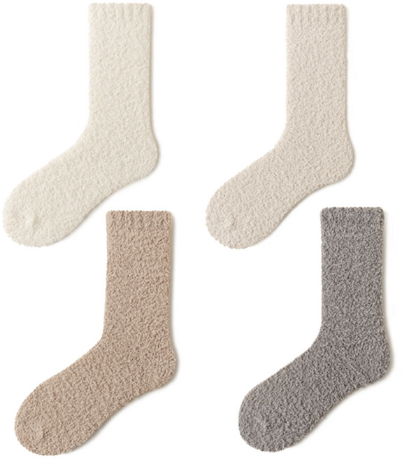 알루이 무지 무압박 수면양말 임산부양말 4컬러 세트