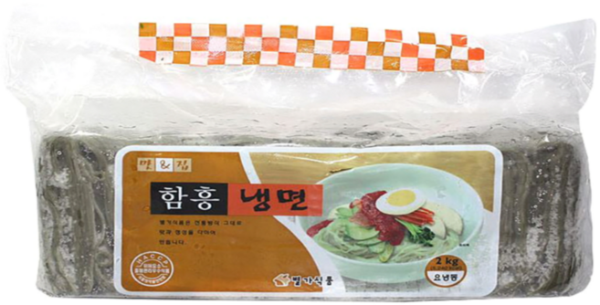 평양냉면 칡냉면 함흥냉면 물냉면 별가 면사리 식자재 대용량 여름별미 식당 급식용 2kg, 함흥냉면/2kg, 1개