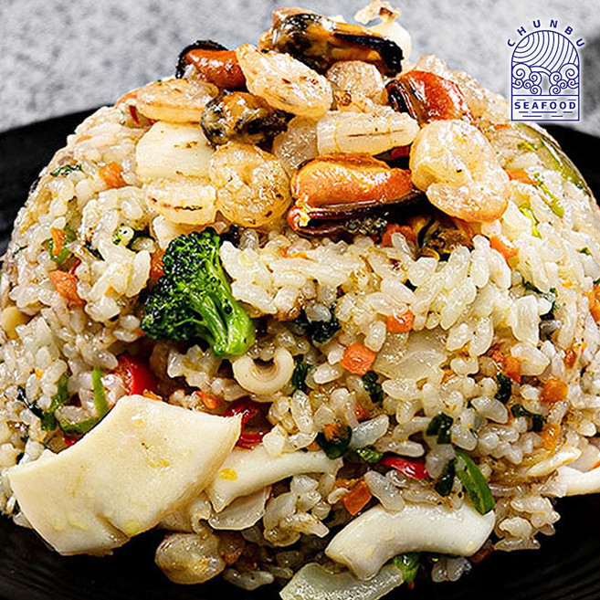 천부씨푸드 냉동 해물모듬 손질 냉동 짬뽕 라면용 해물믹스, 1개, 600g