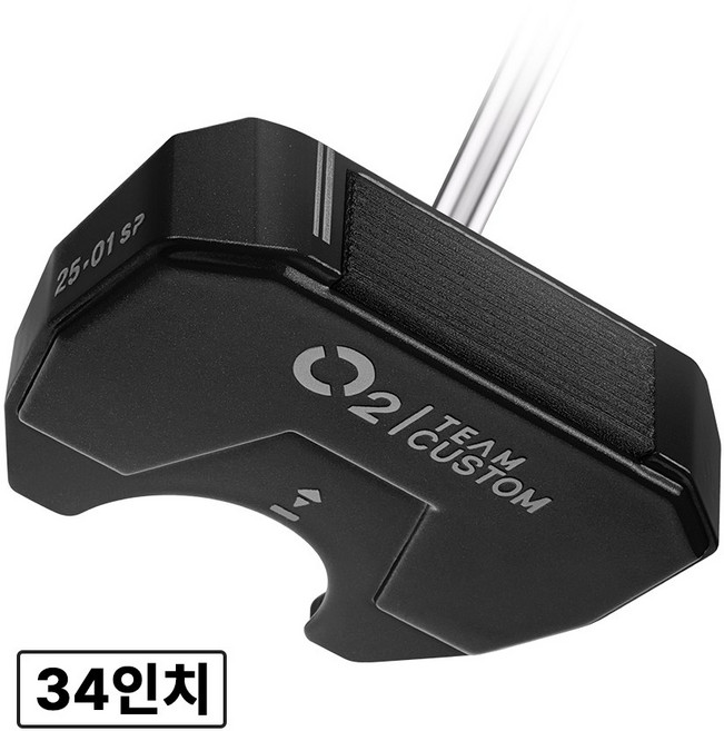 팀커스텀 제로토크 직진성 관용성 제로투 퍼터, 34인치, 블랙, 3도