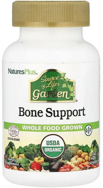 NaturesPlus Source of Life Garden 유기농 뼈 조조제 120 식물성 캡슐 NAP-30729, 1개 - 쿠팡