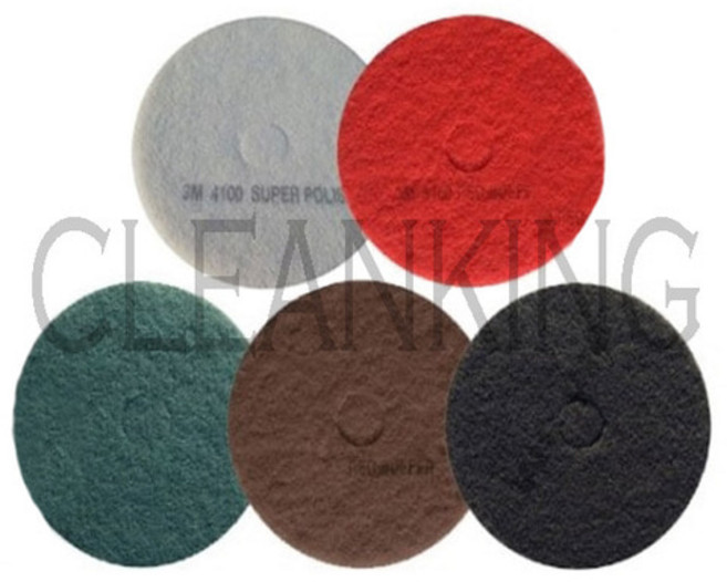 3M 플로어패드 돌돌이 마루 광택 연마 박리 10인치, 블랙, 블랙