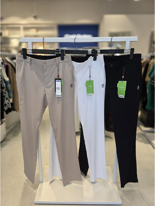 까스텔바작 뒷밴딩 여름 팬츠 바지 남성 골프웨어 골프복 골프 여름 SS25 화이트 BGEMPT203