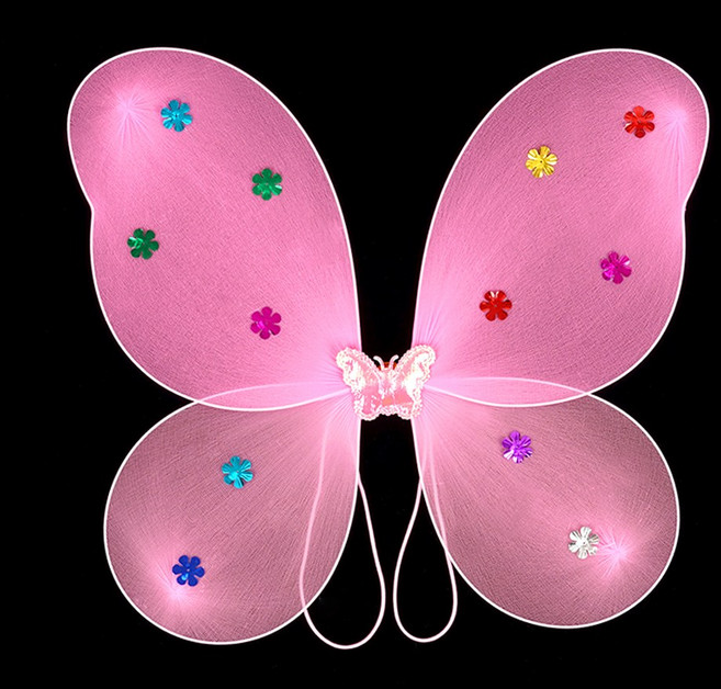 파티짱 큐티 나비 날개 천사 분장, 핑크